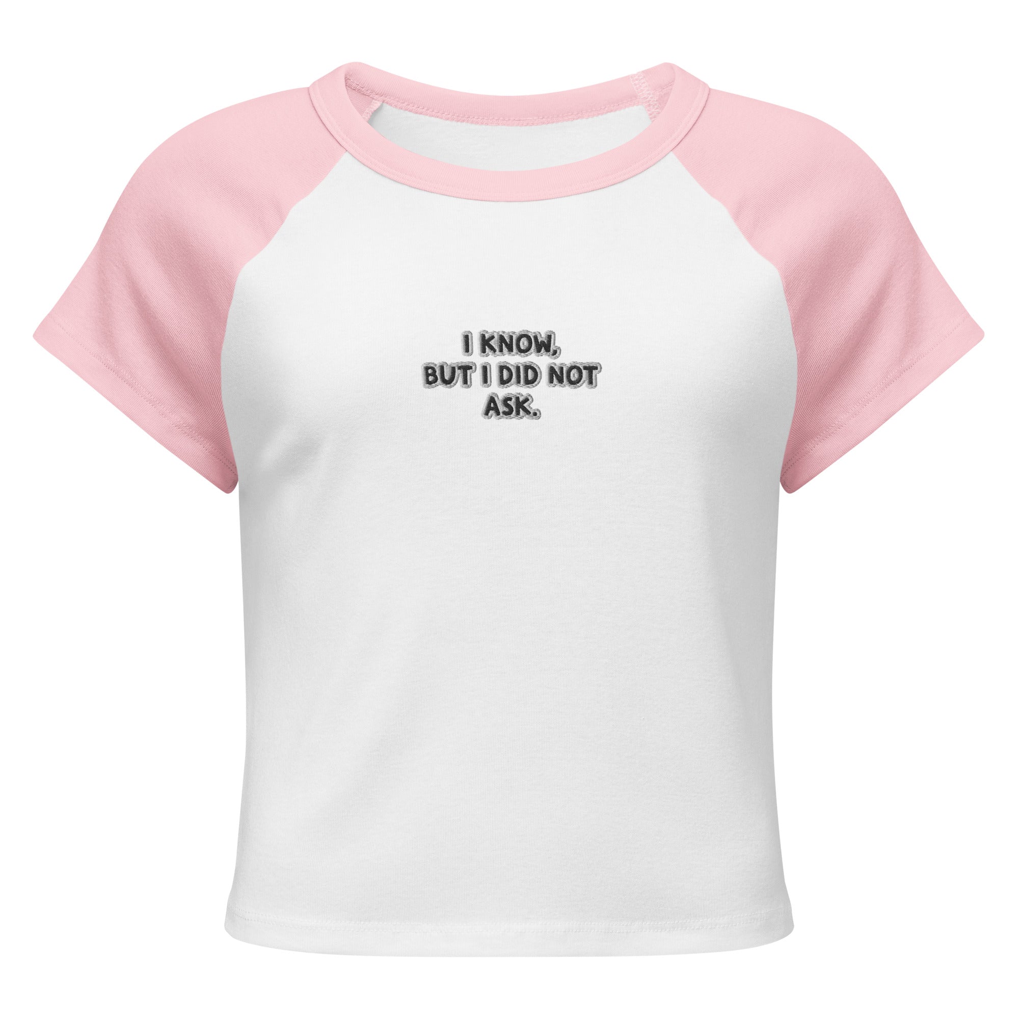 Women’s micro rib raglan baby tee - tothemaxclothing.shop